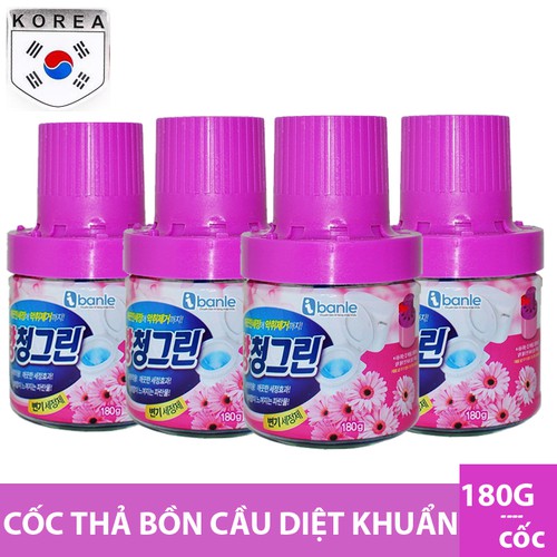 HÀNG BÁN SIÊU THỊ Cốc thả bồn cầu hương hoa anh đào chuẩn Hàn