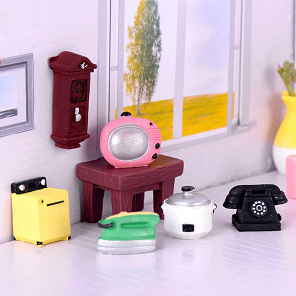 Quạt Mini Hình Radio Phong Cách Retro Dùng Trang Trí Nhà Cửa DIY
