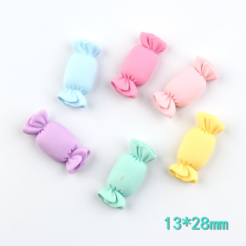 [Hàng Có Sẵn] Set 20 Nơ Nhựa Dạng Phẳng Màu Kẹo Trang Trí Lưng Điện Thoại DIY-Giao Hàng Nhanh]