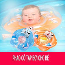 Phao cổ tập bơi cho bé