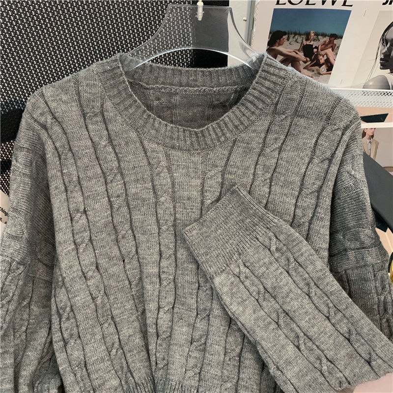 Áo Len Tay Dài Dáng Rộng Thiết Kế Mới Ngọt Ngào Thời Trang Dành Cho Nữ