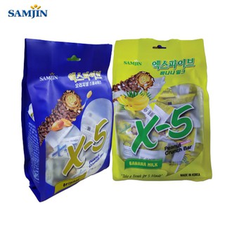HSd 9/2025Túi bánh socola nhân đậu phộng X-5 Samjin Hàn Quốc