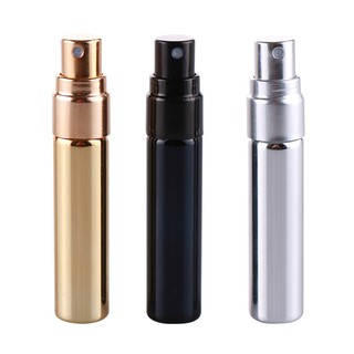 Lọ Chiết Nước Hoa Rỗng Đầu Lăn Bằng Thủy Tinh Màu Hổ Phách 5ml Có Đầu Lăn Kim Loại Tiện Dụng