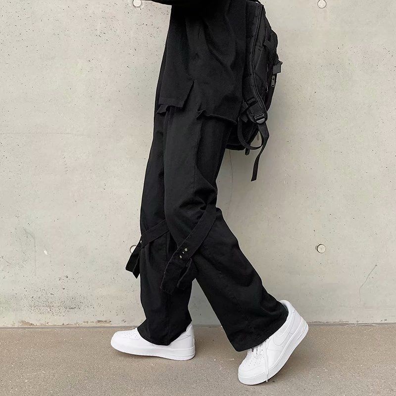 Quần Jean Dài Dáng Rộng Ống Suông Phong Cách Hiphop Thời Trang Mùa Hè Dành Cho Nam