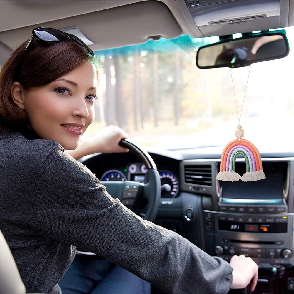 MYRONGVN Dây Treo Trang Trí Xe Hơi Hình Cầu Vồng