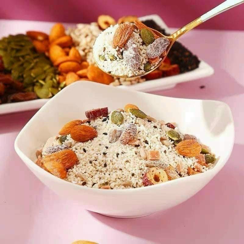 Bột Sen Ngũ Cốc Hu 500gr [Có Bán Sỉ], [Loại Đặc Biệt] Hàng ngon nhà làm