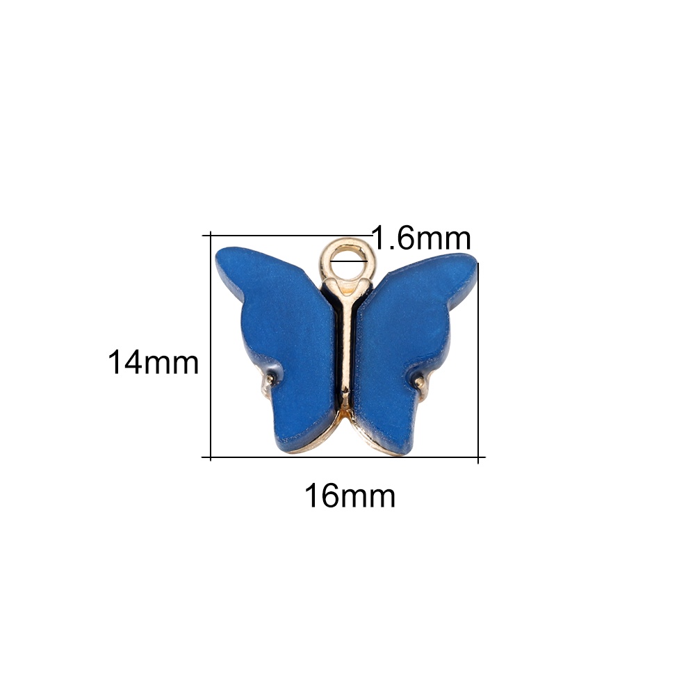 Set 10 mặt phụ kiện St.kunkka cho vòng cổ/ vòng tay/ vòng cổ hình bướm phong cách đơn giản