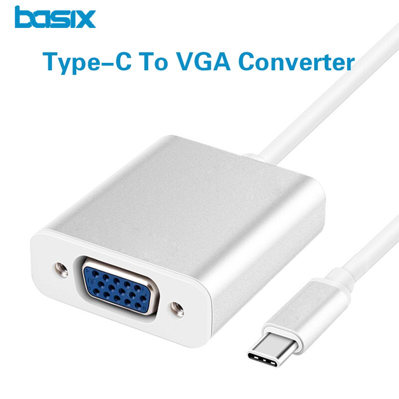 Dây Cáp Chuyển Đổi Cổng Usb C Sang Cổng Vga Usb 3.1 Sang Vga Cho Macbook 12 Inch Chromebook Pixel Lumia 950xl