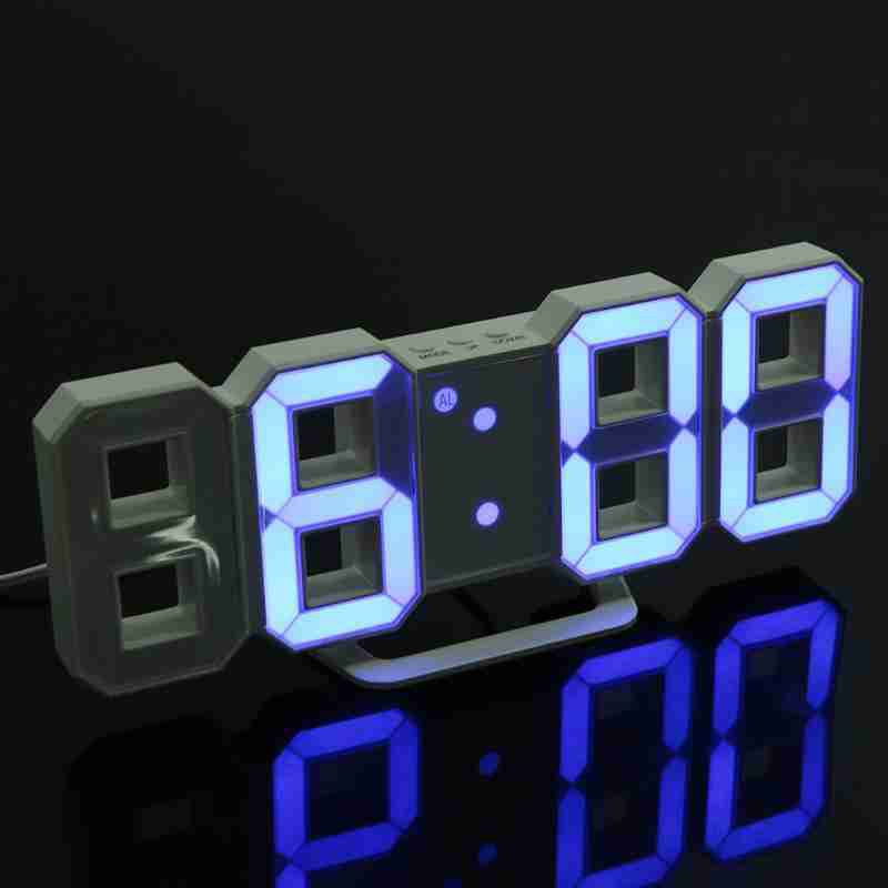 [Rẻ Vô Địch] Đồng hồ LED 3D SMART CLOCK treo tường, để bàn &quot;bừng sáng  không gian nhà bạn!&quot;... -dc3338