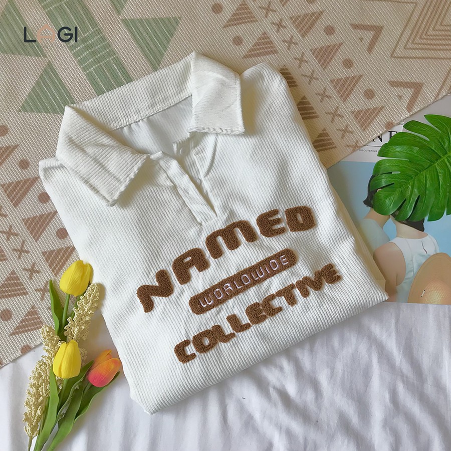 Áo Sweater thêu chữ nổi, Áo hoodie form rộng unisex - BIGSIZE từ 50KG đến 95KG - LAGI BIGSIZE | BigBuy360 - bigbuy360.vn