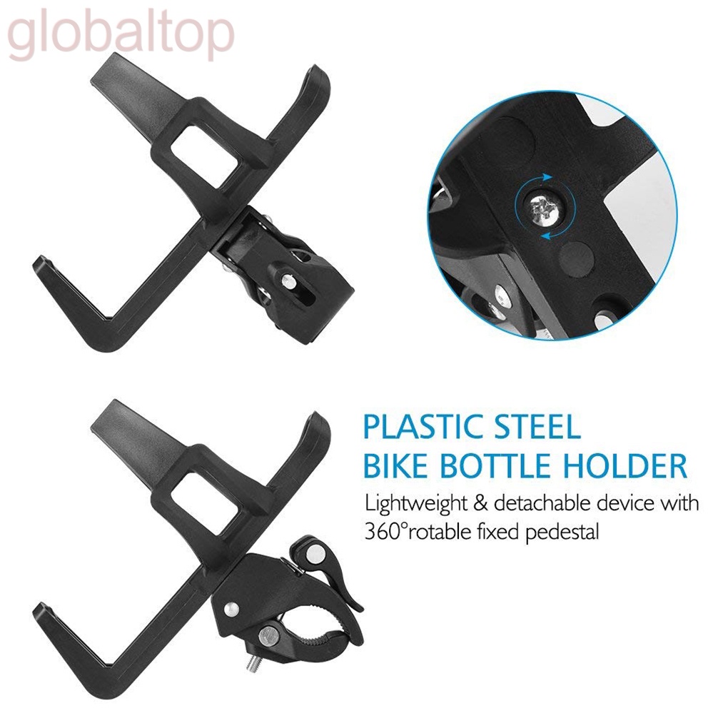 Giá giữ bình nước cốc nước gắn ghi đông xe đạp bằng nhựa tiện lợi