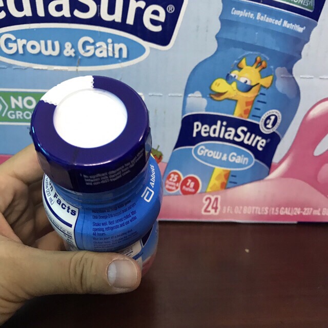 Sữa nước PediaSure vị dâu/socola/vani 237ml Mỹ Date 2022