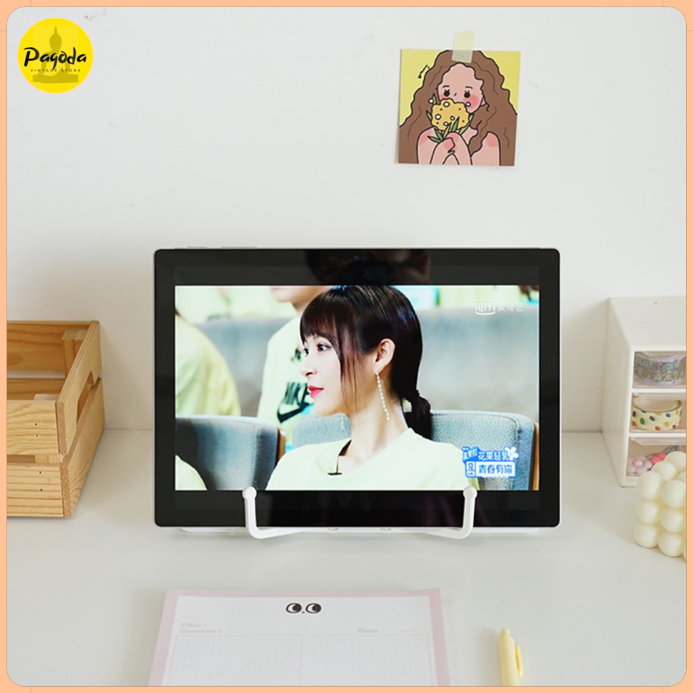(SP mới) Giá đỡ, kẹp sách, ipad điều chỉnh góc nghiêng, gấp gọn bằng nhựa =&gt; Follow shop nhận mã giảm giá