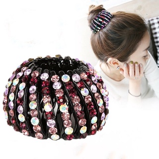 💎Kẹp bới cột tóc đính đá lấp lánh sang trọng, xinh xắn hàng nhập.