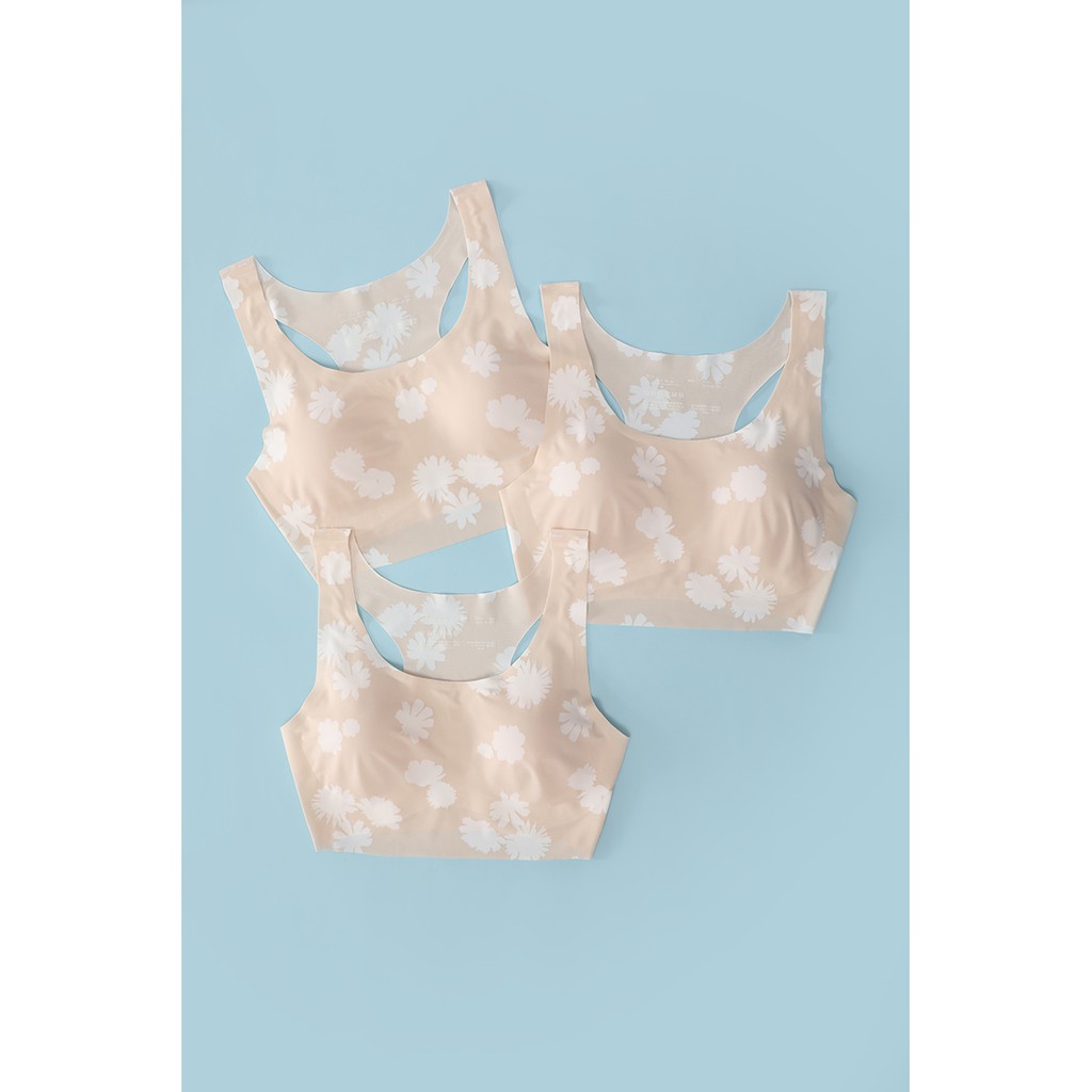 UB002 Xả Kho- Set Quần Áo Lót Không Đường Viền Mịn Mát Ubras Xuất Nhật #Màu Kem Sữa | BigBuy360 - bigbuy360.vn