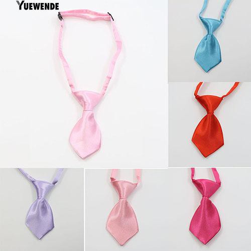 Cà vạt đeo cổ màu trơn dễ thương cho thú cưng