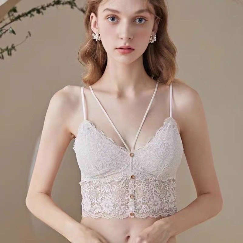 ÁO REN DÂY NÚT GỖ