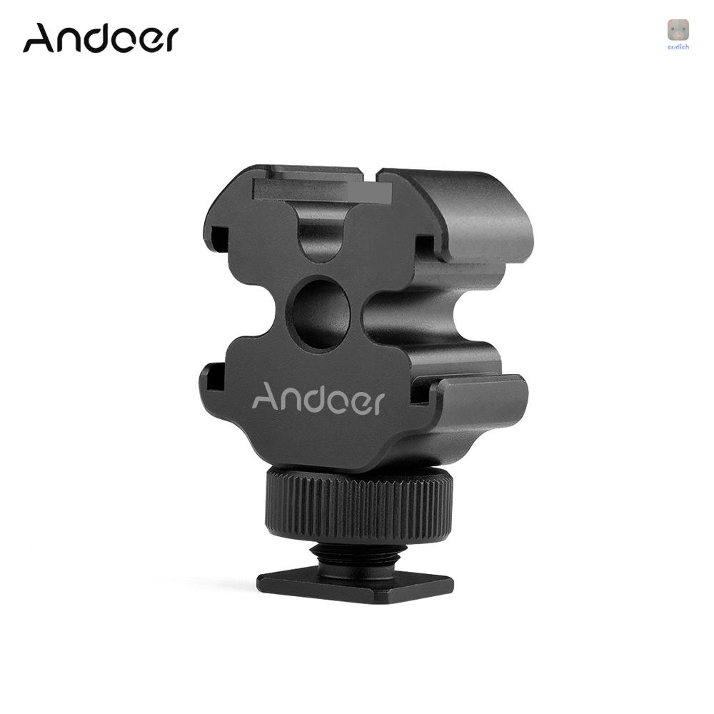 ANDOER Ngàm gắn mở rộng bằng hợp kim nhôm cho giá đỡ ba chân DSLR ILDC