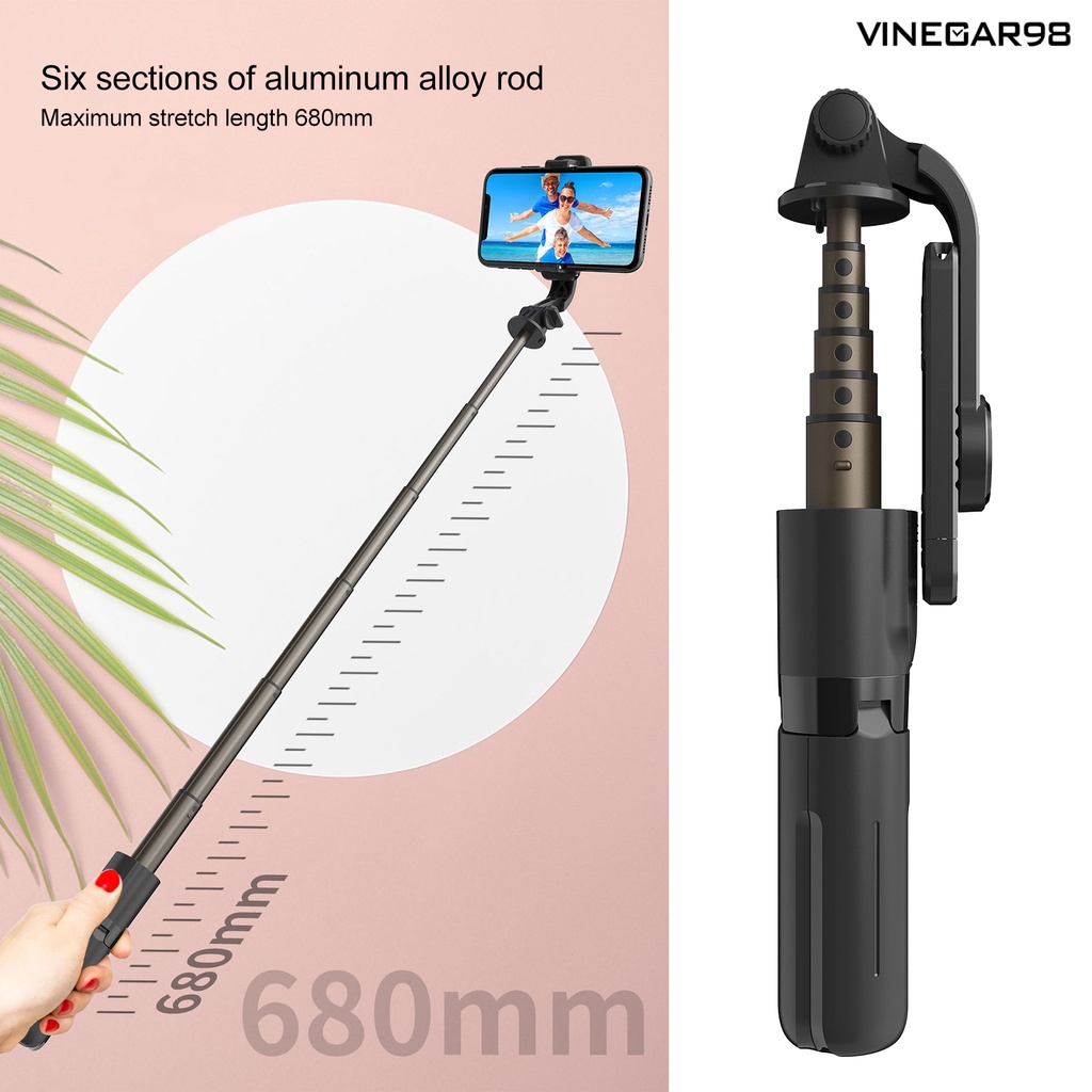 Gậy Chụp Ảnh Selfie Đa Năng Có Đèn Led L10 Điều Chỉnh Được Kết Nối Bluetooth Cho Điện Thoại | BigBuy360 - bigbuy360.vn