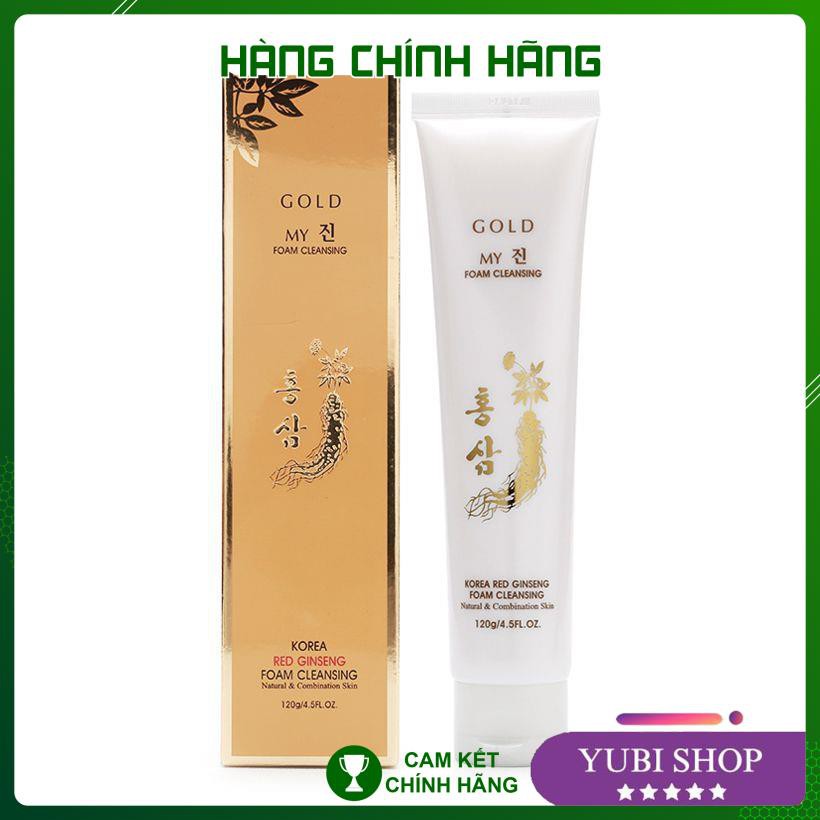 Sữa Rửa Mặt Sâm Hàn Quốc Chính Hãng - Sữa Rửa Mặt Hồng Sâm My Gold  - Hot