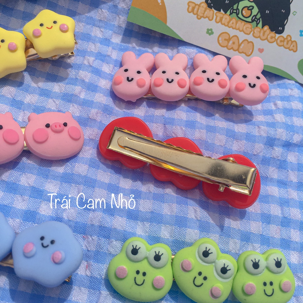 Kẹp mái hình thú cute