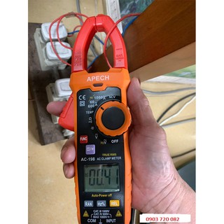 [ APECH AC 198 CHÍNH HÃNG ] Ampe kìm đo AC Apech AC-198 (1000A,TrueRMS) giá rẻ