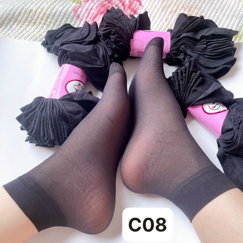 Set 10 đôi tất vớ giấy bó siêu dai hàng xuất Hàn C08
