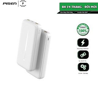 Sạc dự phòng Pisen Quick QP2 20000mAh (QC/PD 18W) - Hàng Chính Hãng