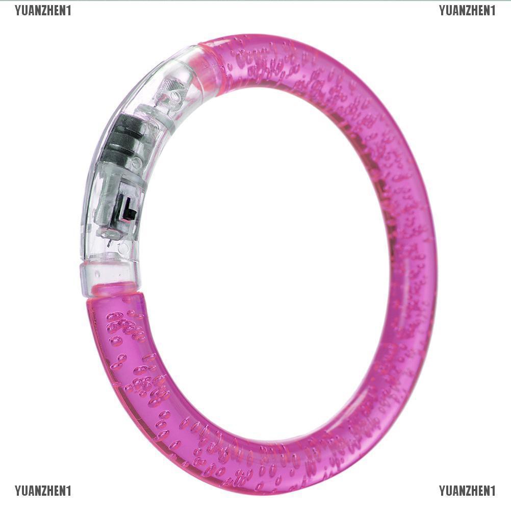 Vòng Đeo Tay YUANZHEN1} Vòng Tay Đèn LED Điều Khiển Bằng Giọng Nói Dành Cho Nam Và Nữ