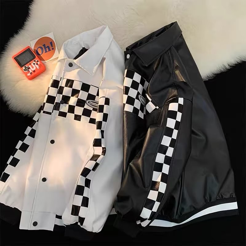 Áo Khoác Bóng Chày Chất Liệu Da Cao Cấp Thời Trang Dành Cho Nam