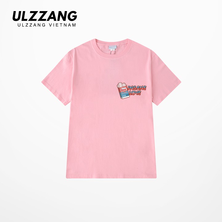 Áo thun tay lỡ ULZZANG cotton dáng unisex form rộng in hình thuốc tình yêu | BigBuy360 - bigbuy360.vn