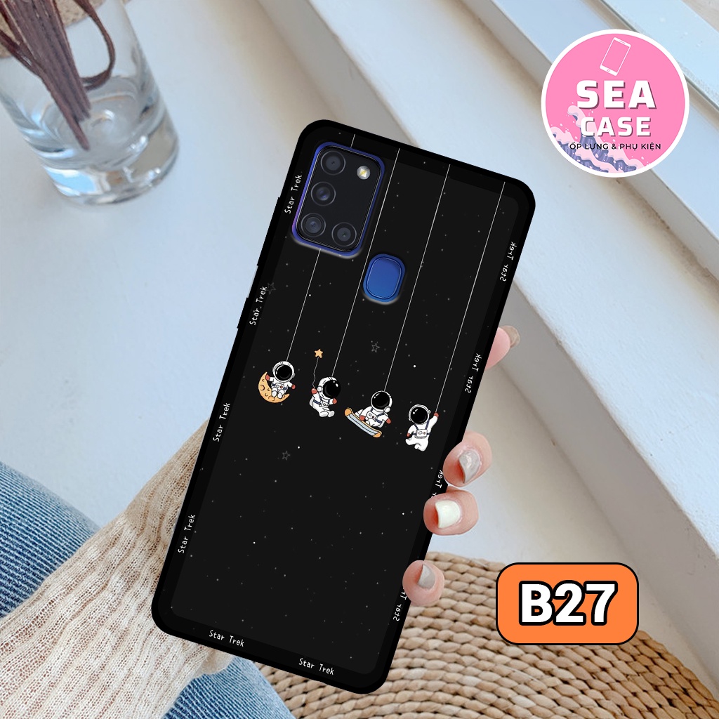 Ốp lưng Samsung A21S/ M21/ M30S hình vũ trụ,hoạt hình,phi hành gia – ốp nhựa chống trầy,chống va đập