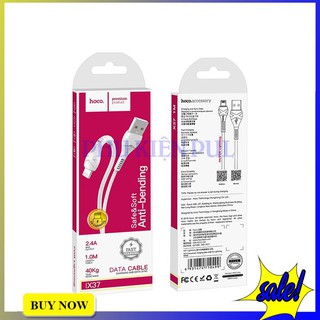 Cáp sạc Hoco lighting x37 dài 1m - bh 6 tháng