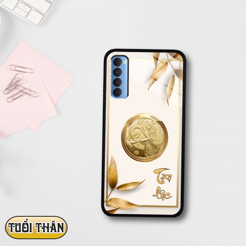 Ốp kính 3D 12 con giáp OPPO RENO 4 PRO