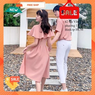 áo váy đôi chụp hình cưới đi du lịch xinh xắn