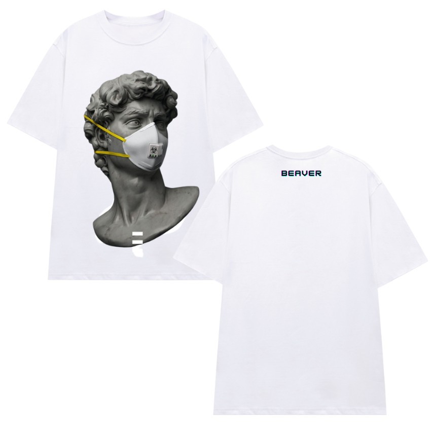 Áo thun Beaver Tee Facemask Local Brand tay lỡ form rộng nam nữ Unisex Freeship Extra