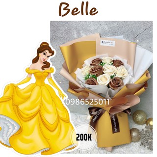 🌹 Bó hoa công chúa Belle 10 bông 💃