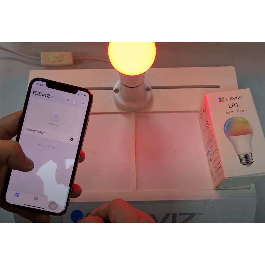 Bóng Đèn Wifi - Bóng Đèn Thông Minh LB1 Ezviz - Điều Khiển Qua App Ezviz - Cài Đặt Dễ Dàng - Hàng Hãng