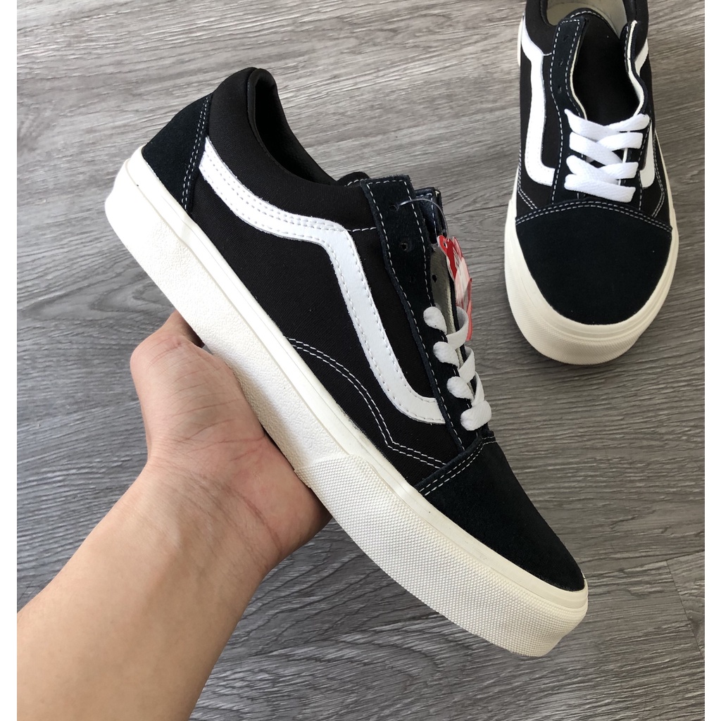 GIÀY VANS VAULT OLD SKOOL MÀU ĐEN ⚡Full box bill⚡ Giày thể thao nam nữ 2022, bản đẹp phối đồ chất
