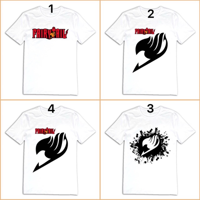 Áo anime fairy tail / áo hình fairy tail