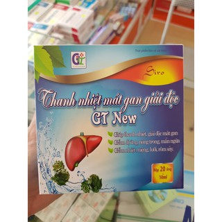 Bổ gan cho bé Thanh Nhiệt - Giải Độc - Mát Gan GT New ( 20 ống siro )