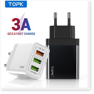Củ sạc nhanh TOPK B348Q 3 cổng sạc