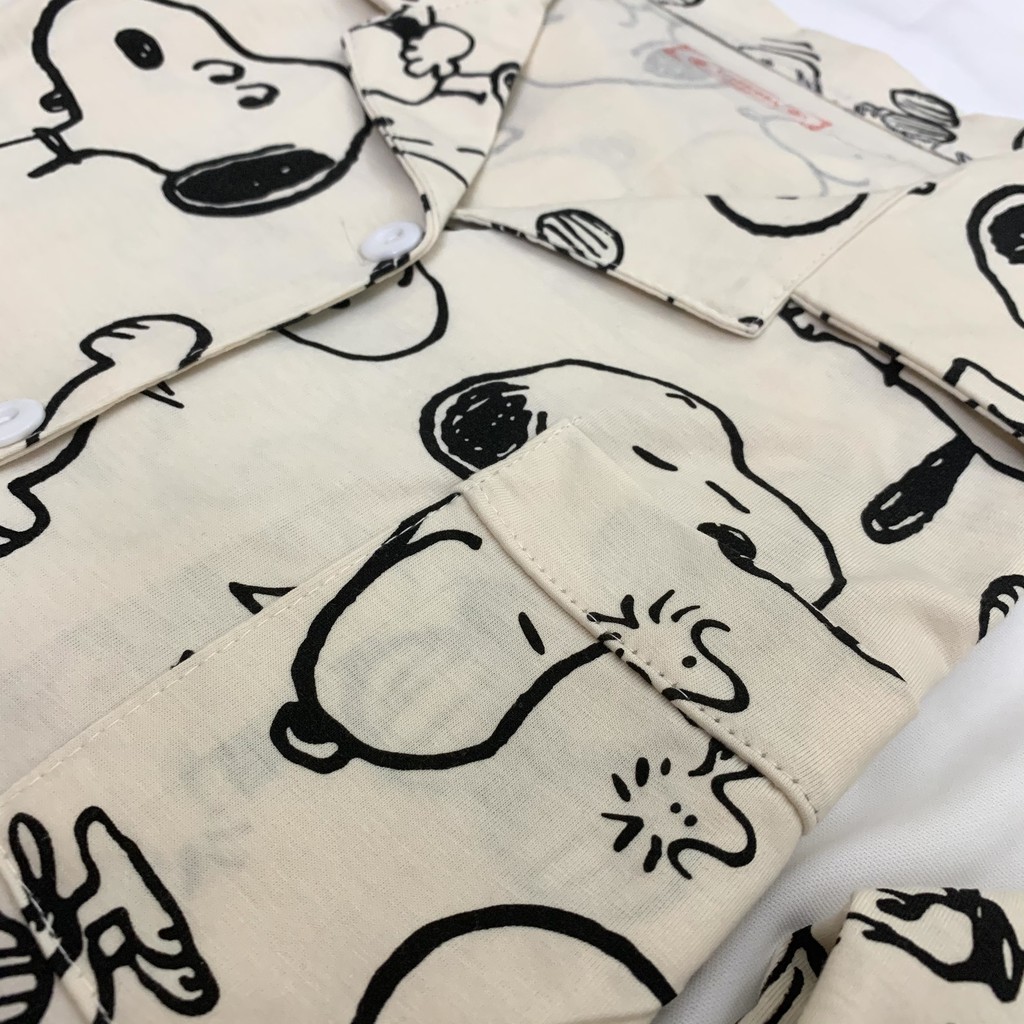 Pijama Mặc Nhà, Bộ Ngủ Nữ Ngắn Tay Họa Tiết Siêu Xinh CCCP08