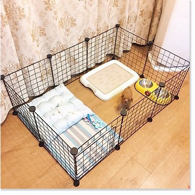 [Mã giảm giá tích lũy] (Sỉ 9k/ miếng) 35x35cm lưới sắt lắp ráp chuồng chó mèo hoặc ghép kệ để đồ trang trí (nên mua kèm