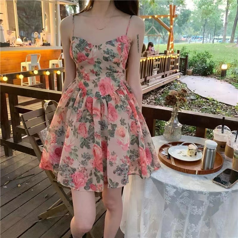 đầm bigsize nữ sexy váy đi biển đầm nữ đầm cổ yếm váy tay bồng váy hoa nhí vintage đầm cúp ngực đầm hở lưng đầm trễ vai váy nữ xinh đầm đi tiệc