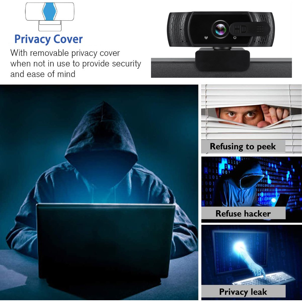 Webcam W6 Fhd 1080p Tự Động 20mp Cho Máy Tính | BigBuy360 - bigbuy360.vn