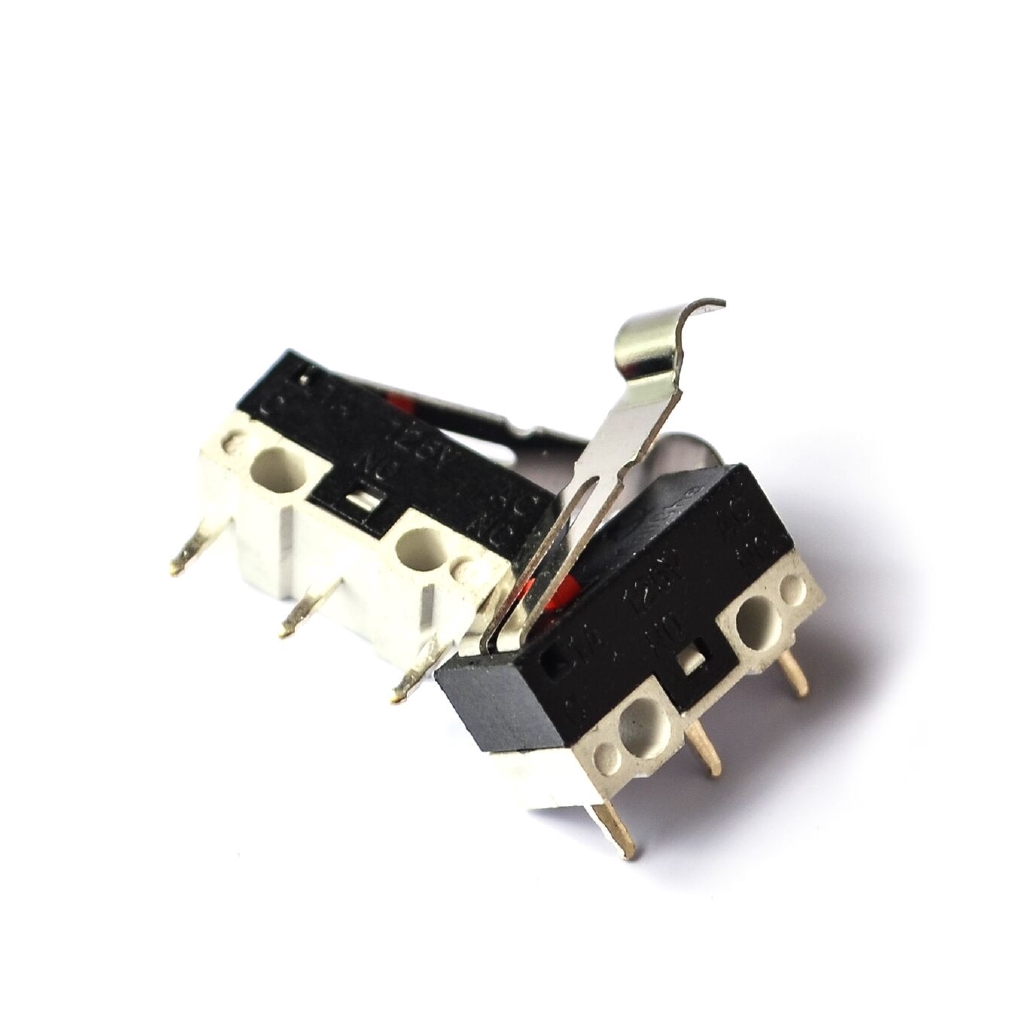 10pcs Limit Microswitch With Three Straight Legs Mouse Side Key Momentary Micro Limit Switch 1A/125VAC For MK7/ MK8 | BigBuy360 - bigbuy360.vn