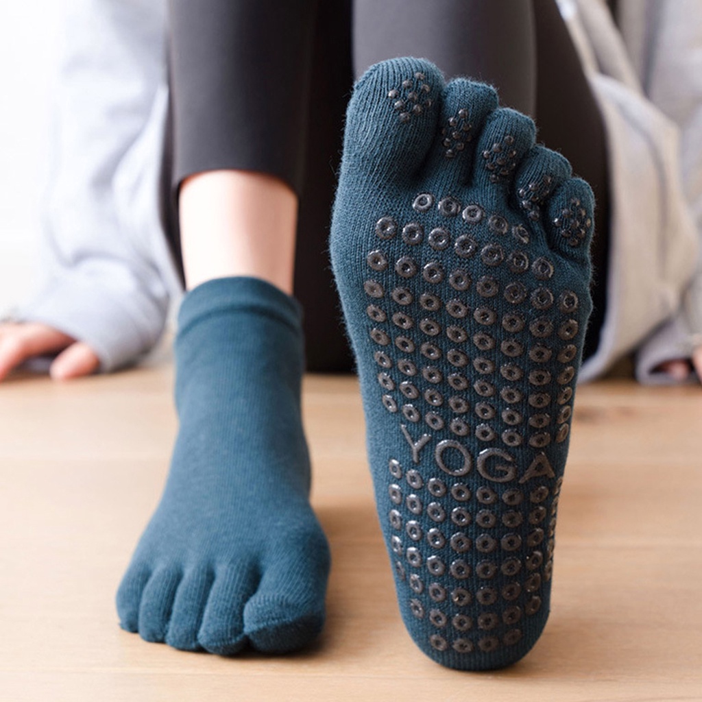 Vớ Siêu Mềm Chống Trượt Tách Ngón Thoáng Khí Hỗ Trợ Luyện Tập Yoga / Múa Ba Lê