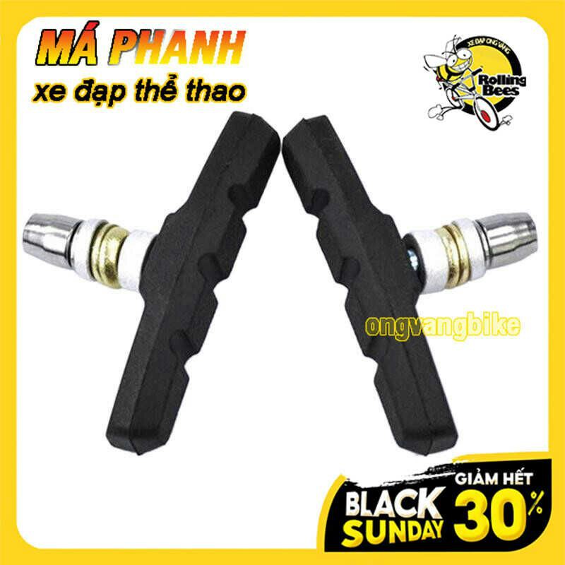 Cặp má phanh cơ xe đạp Leo núi - gôm xe đạp leo núi Siêu Bền
