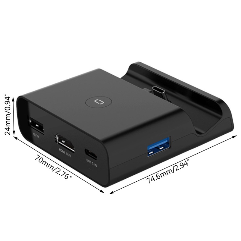 Đế Sạc Chuyển Đổi Video TV Mini Di Động Cho Switch / Switch Lite